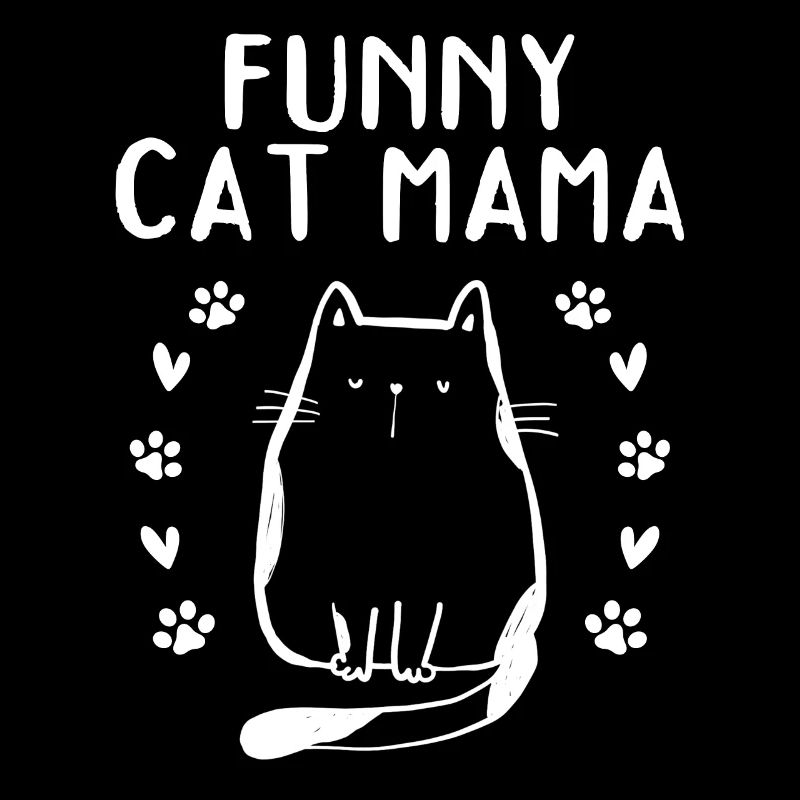 Chat Maman Mignon Chat Amant Chat Maman -