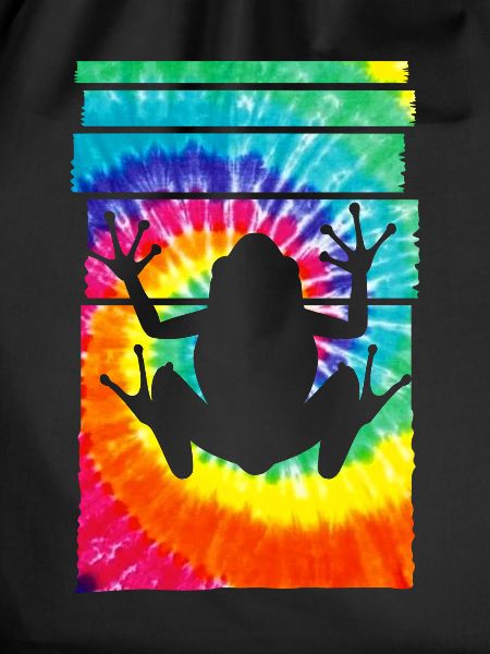 Frog Hippie Tie Dye