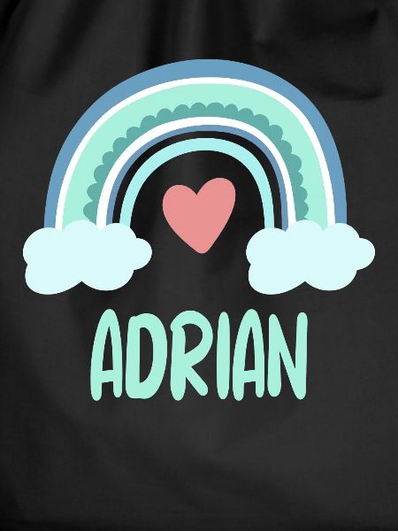 Adrian Name Rainbow Baby