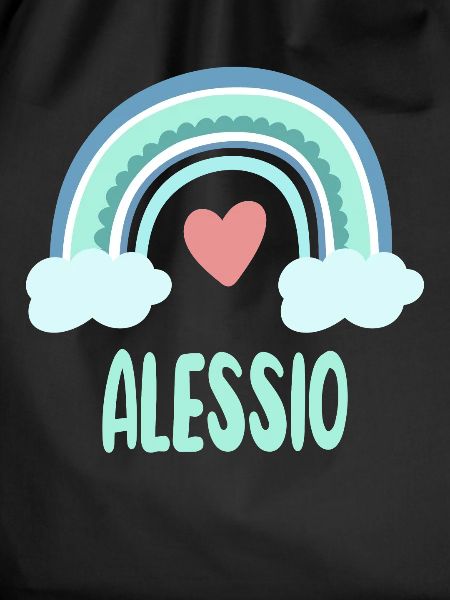 Alessio Name Rainbow Baby