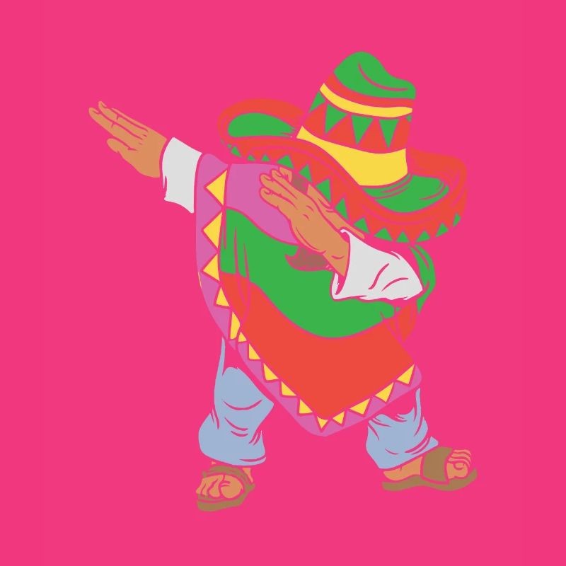 Dabbing Mexicain Cinco De Mayo Dabbing Mexicains