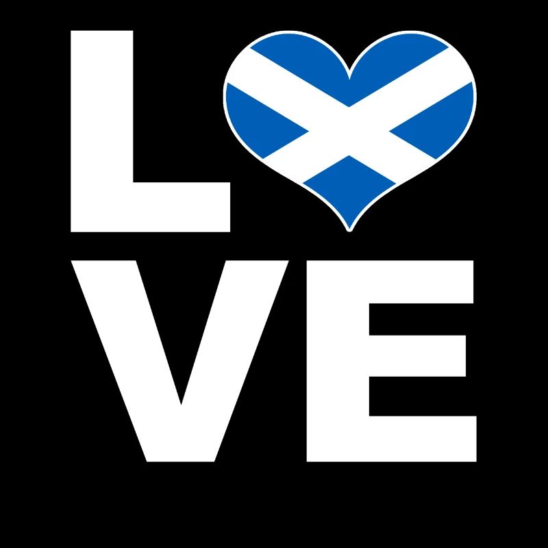J’aime l’Ecosse drapeau du cœur Ecosse