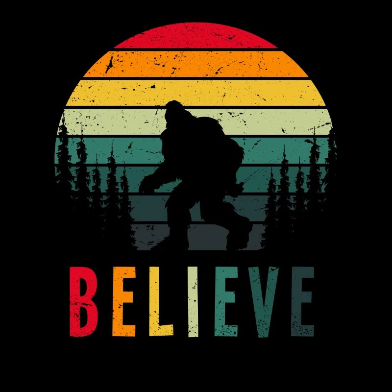 Retro Glaube Bigfoot