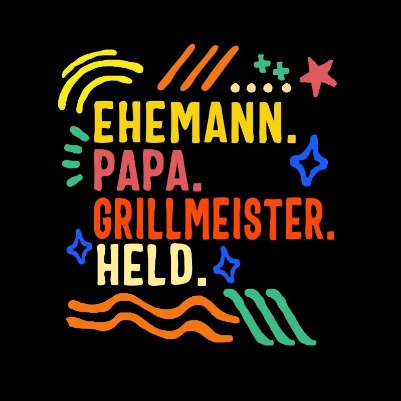 Ehemann Papa Grill Master Hero Shirt,
