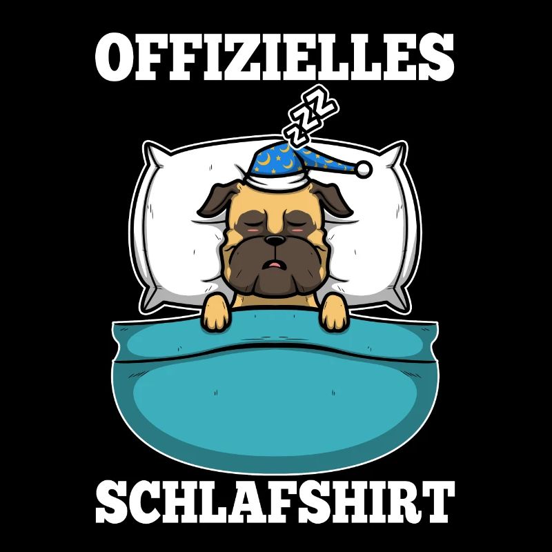 Offizielles schlafshirt Mops