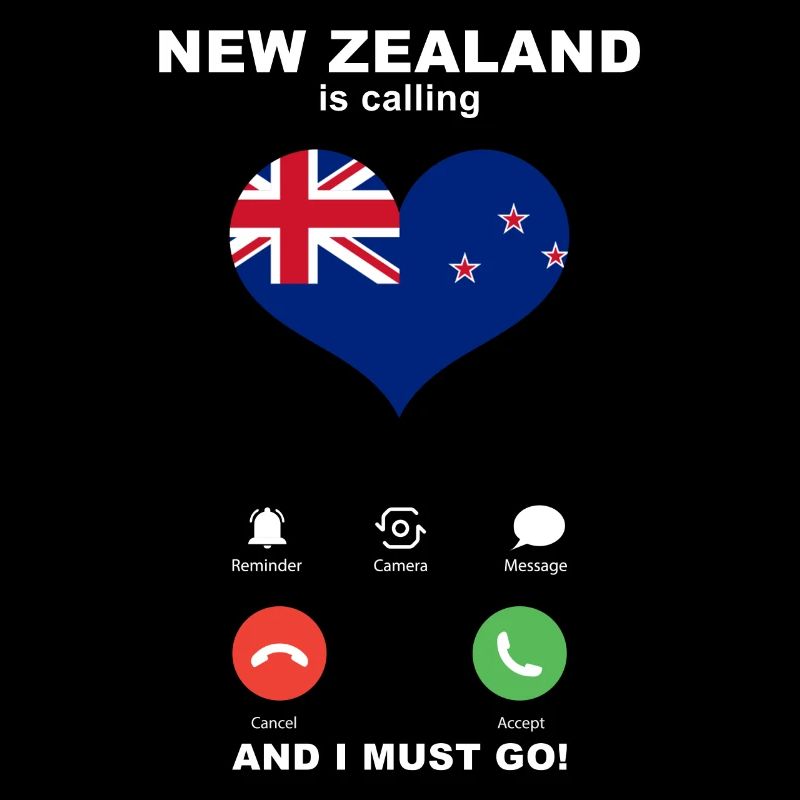 Neuseeland is calling Neuseeland Herz Souvenir