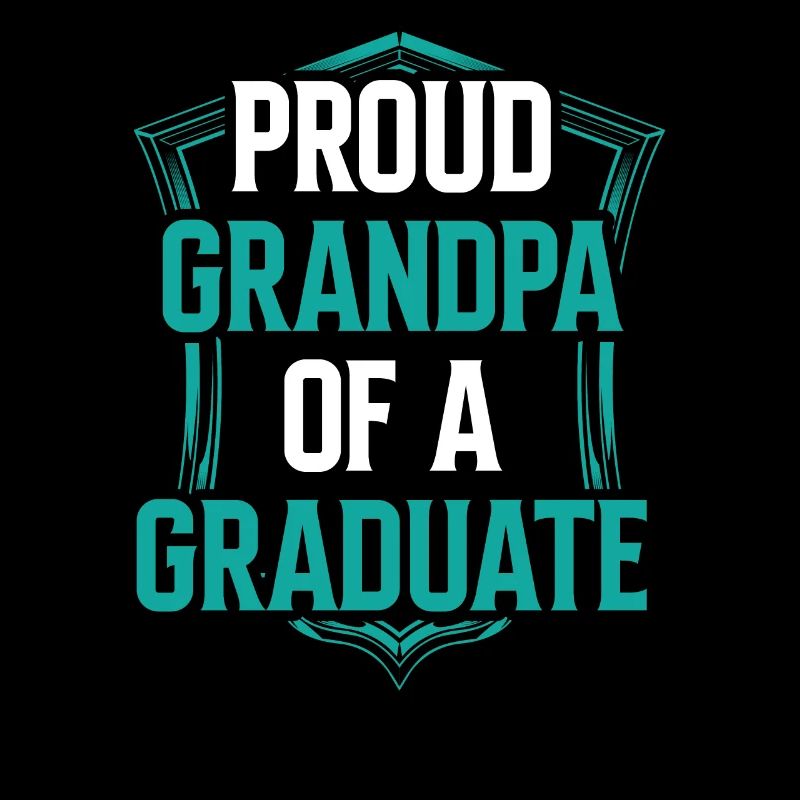 Stolzer Großvater Eines Absolventen Absolvent