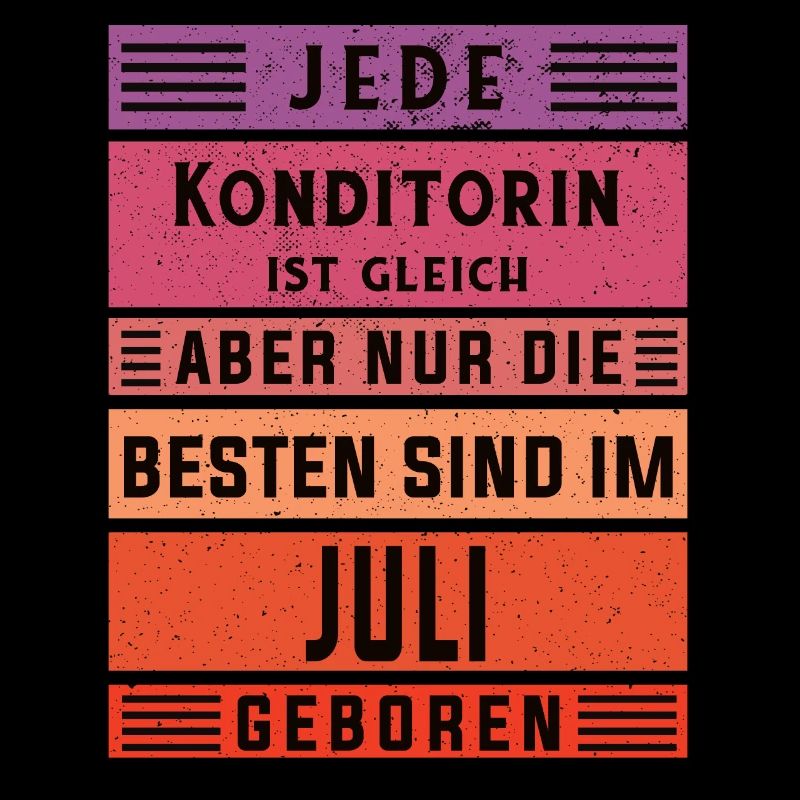 Bäcker Geburtstag Juli geboren Konditorin