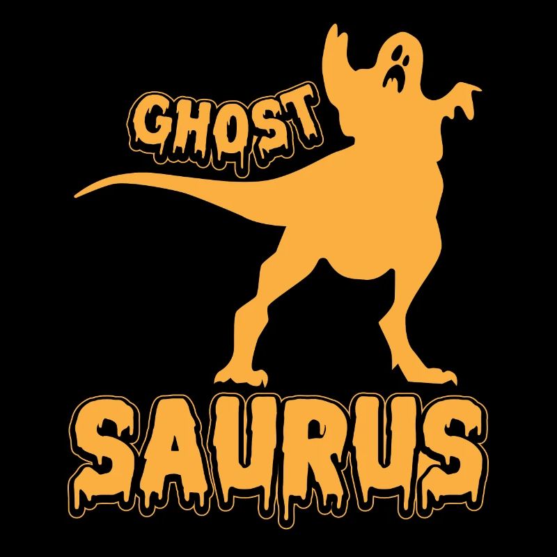 Halloween Ghost Saurus I Funny Halloween Ghost Din