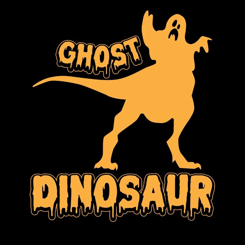 Halloween Ghost Dinosaur I Funny Halloween Ghost D