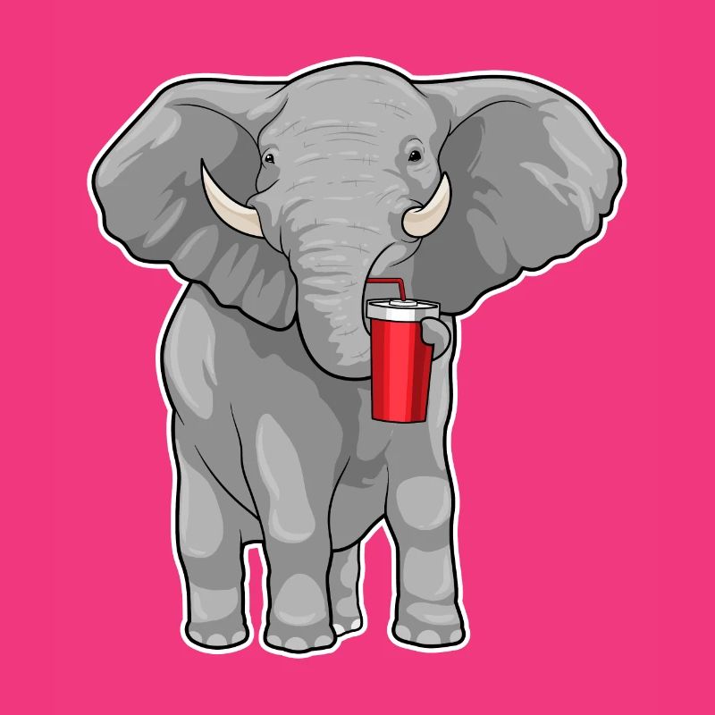 Elefant Trinkbecher