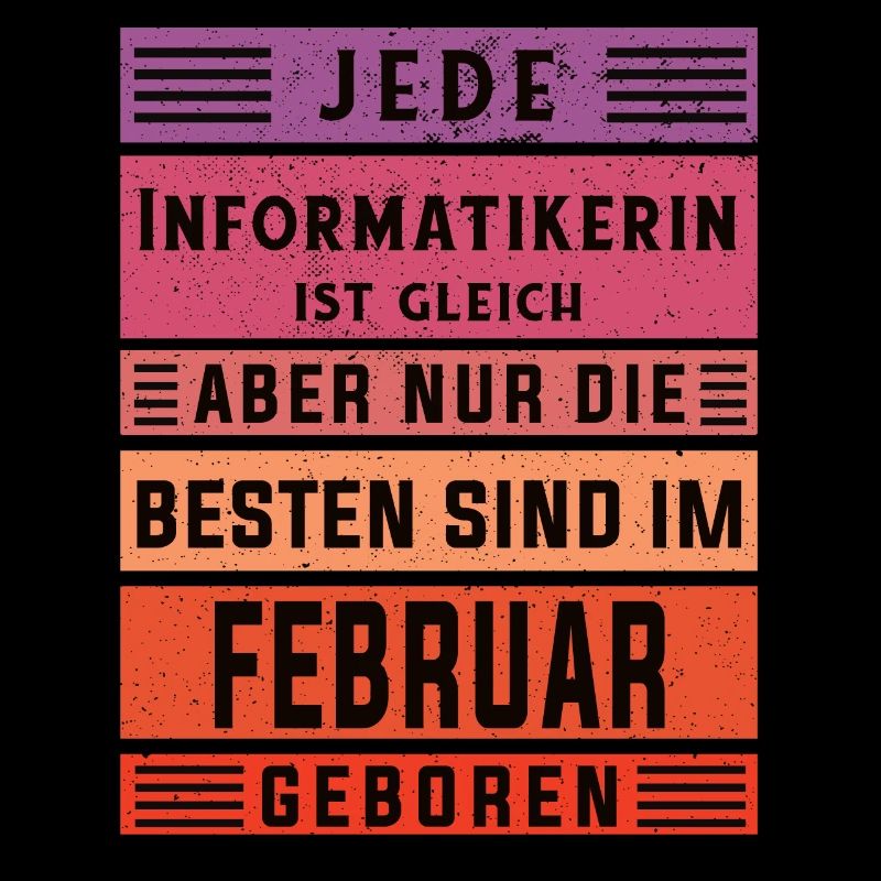Programmierer Geburtstag Februar geboren