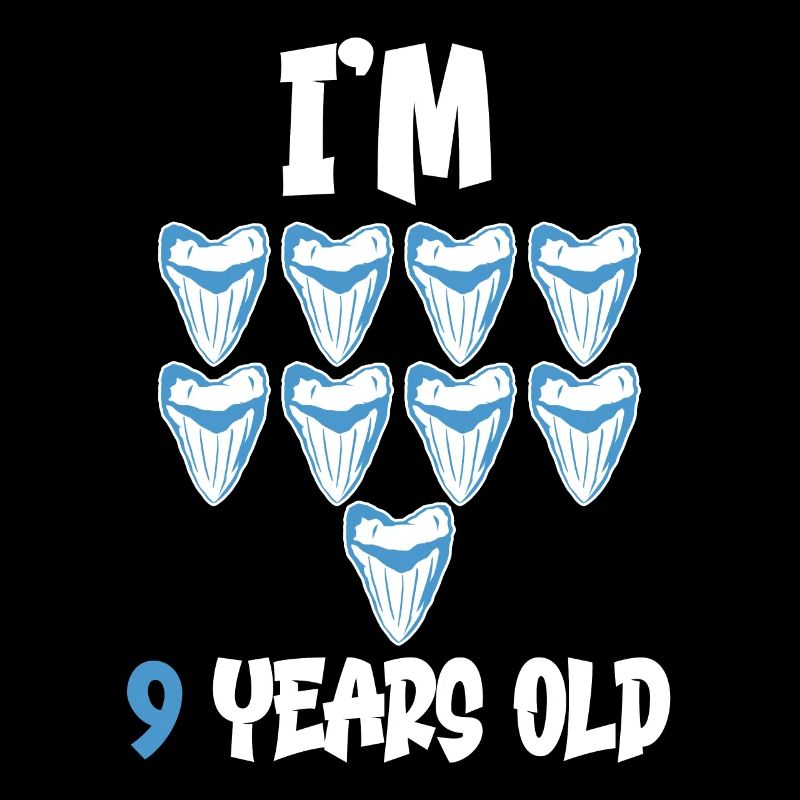 J’ai 9 ans - Megalodon tooth shark 9.