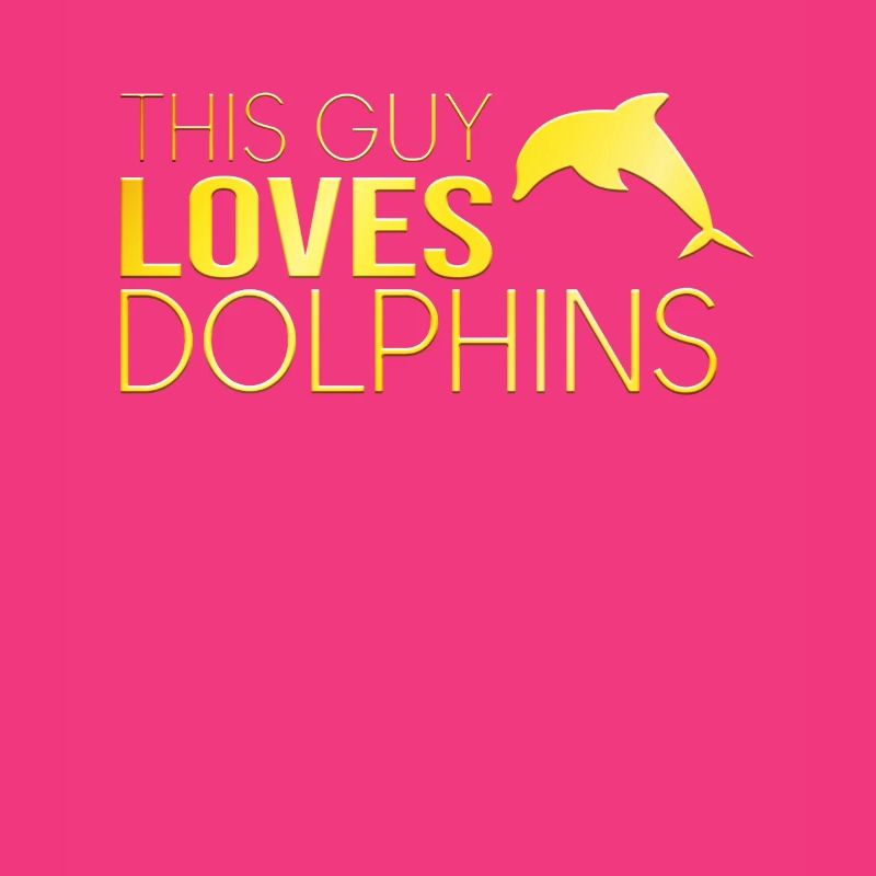 This guy loves dolphins