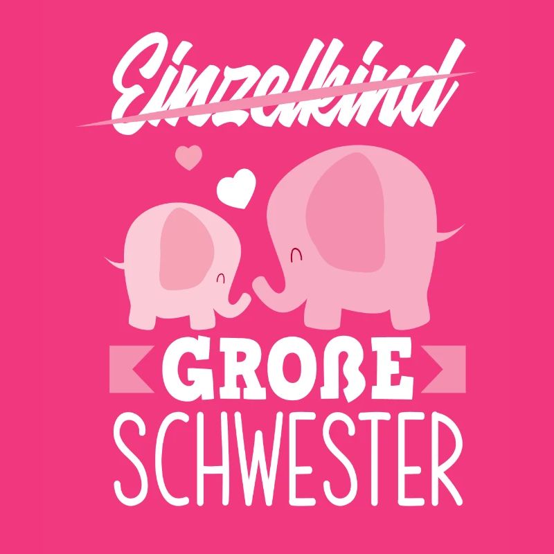Süßes Ich Werde Große Schwester Elefant