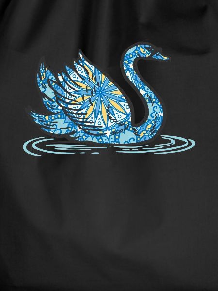 Mandala Swan Geometry Pattern