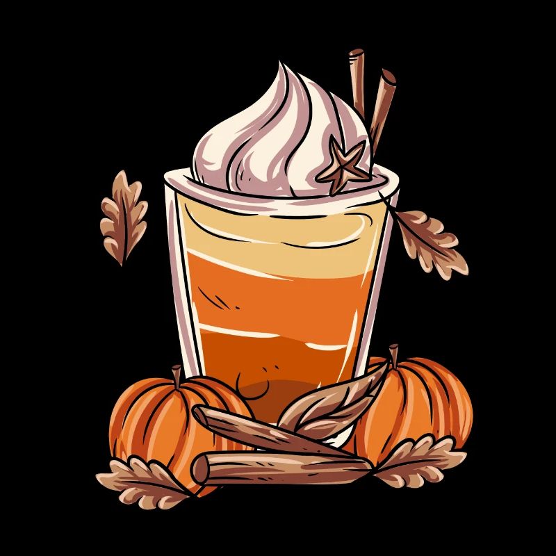 Latte aux épices à la citrouille