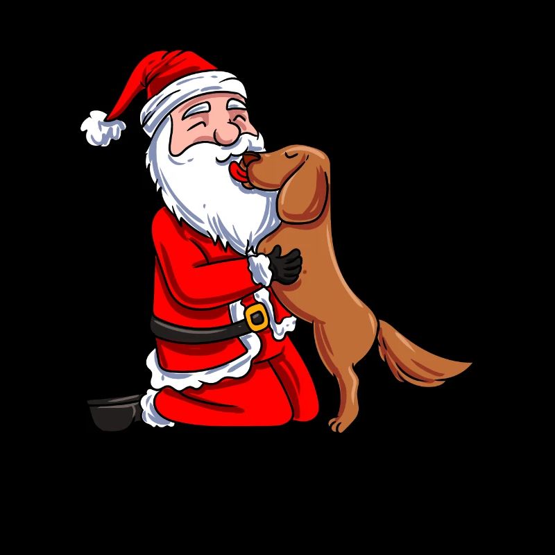 Weihnachtsmann Welpe