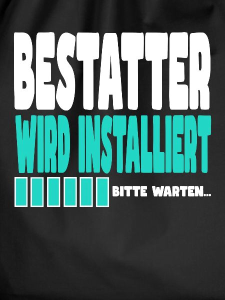 Bestatter wird installiert
