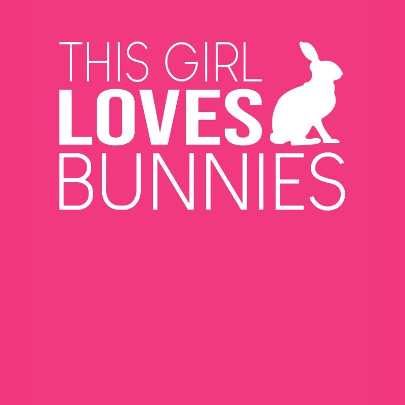 Mädchen Hase Spruch