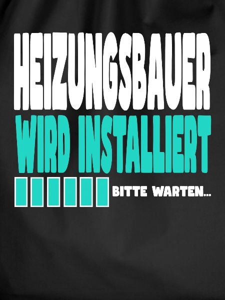 Heizungsbauer wird installiert