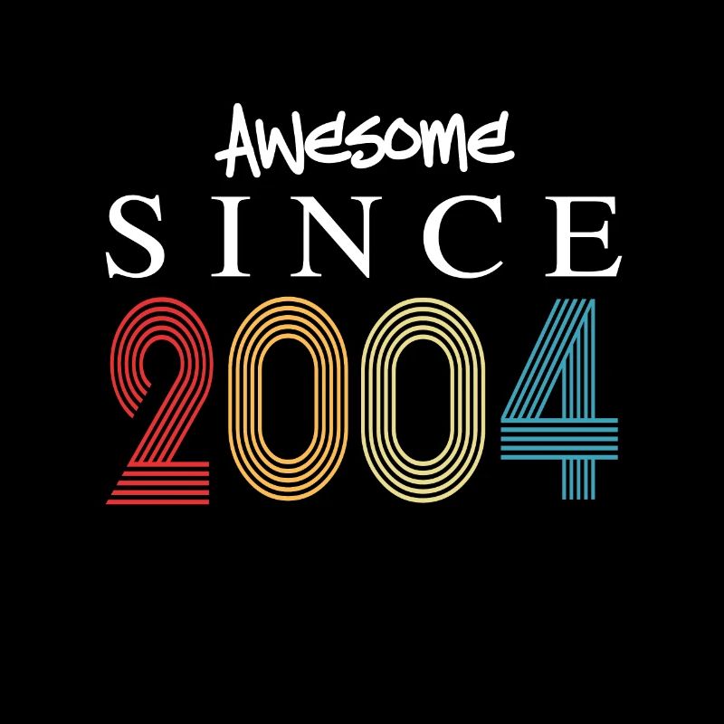 Awesome Since 2004 Geburtstag 2004 Vintage 2004