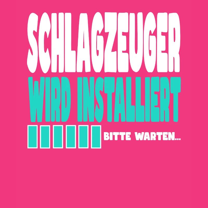 Schlagzeuger wird installiert
