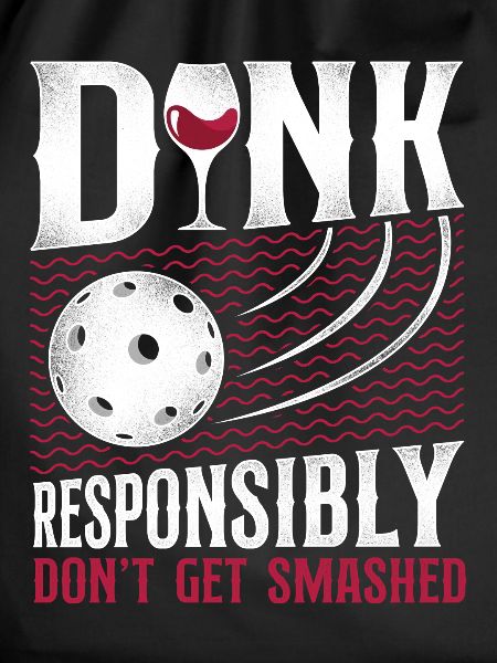 Pickleball Pun Wine Dink