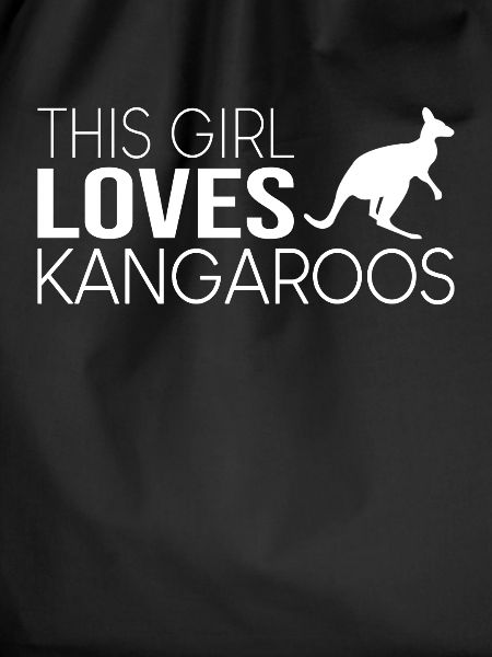 Girl Kangaroo Saying
