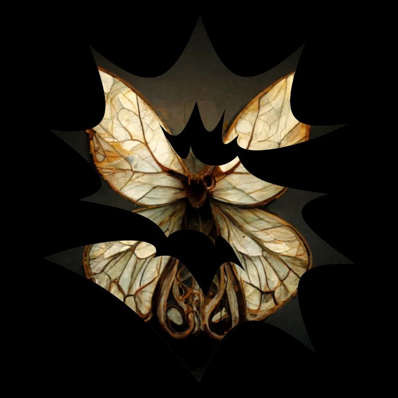 Papillon abstrait