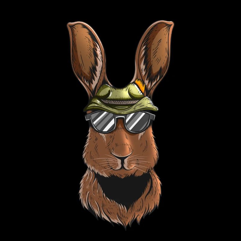 Rabbit Hunts Rabbit Hunter Wears Hunter's Cap