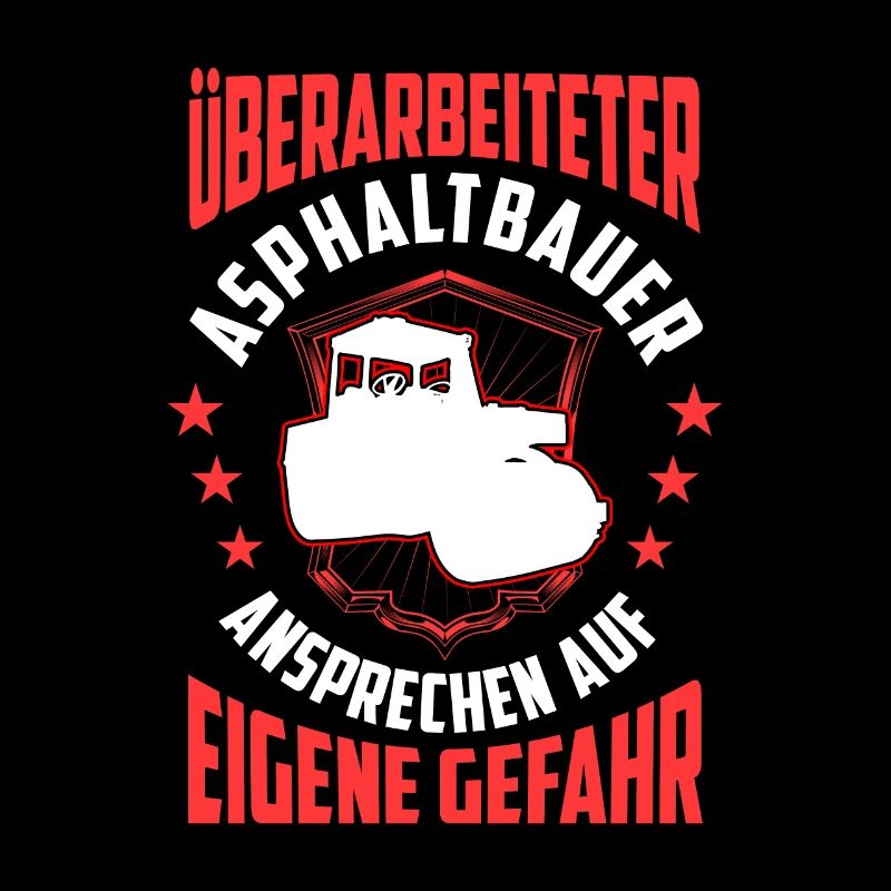 Überarbeiteter Asphaltbauer Asphaltierer