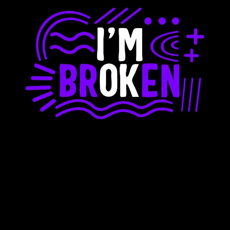 Drogen Überdosis Bewusstsein Hemd, Ich bin kaputt ok Tee,