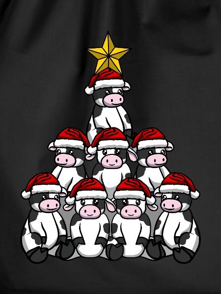 Cow Cow Christmas Tree