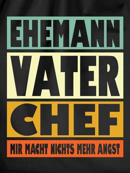 Chef Vater Ehemann Held
