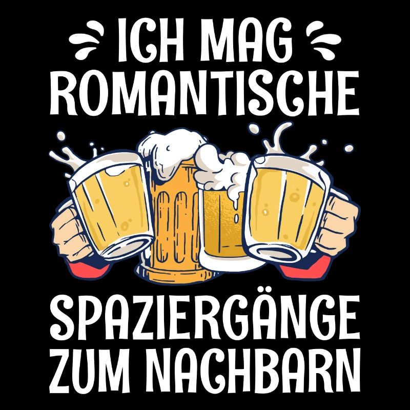 Romantische Spaziergänge Nachbar Wohnung Bier Fun