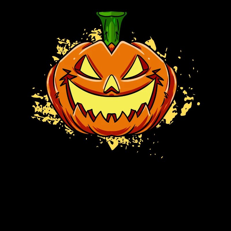 Spooky Pumpkin Face Halloween