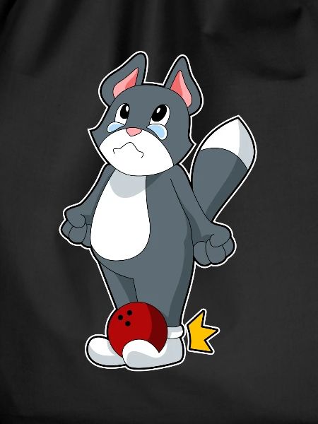 Cat Bowling Bowling Ball