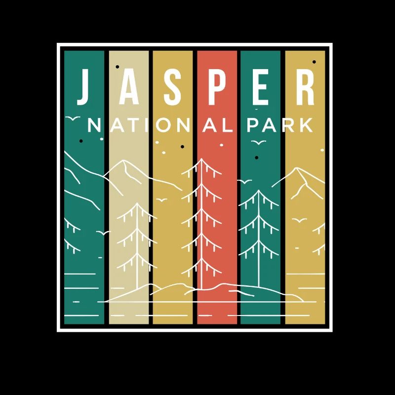 Parc national Jasper Canada Souvenir Mountains Cam