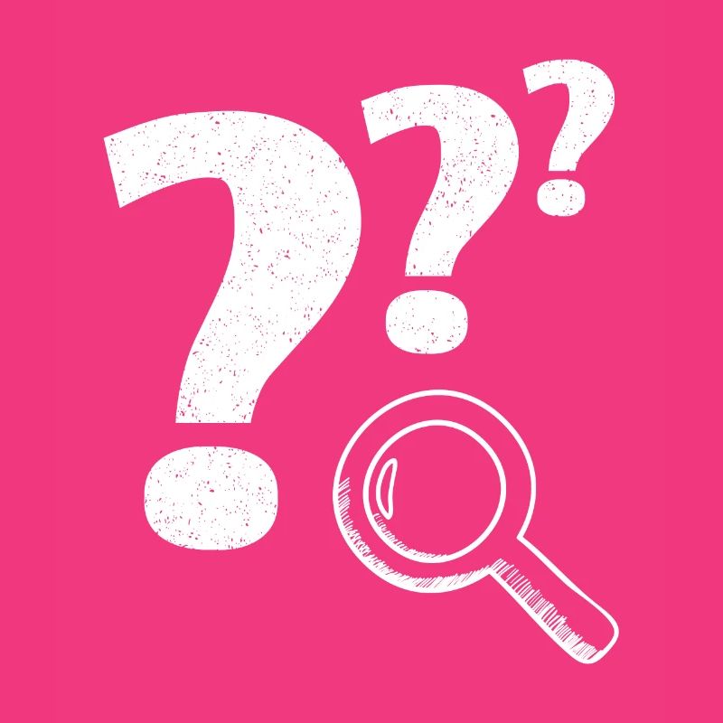 Loupe point d’interrogation