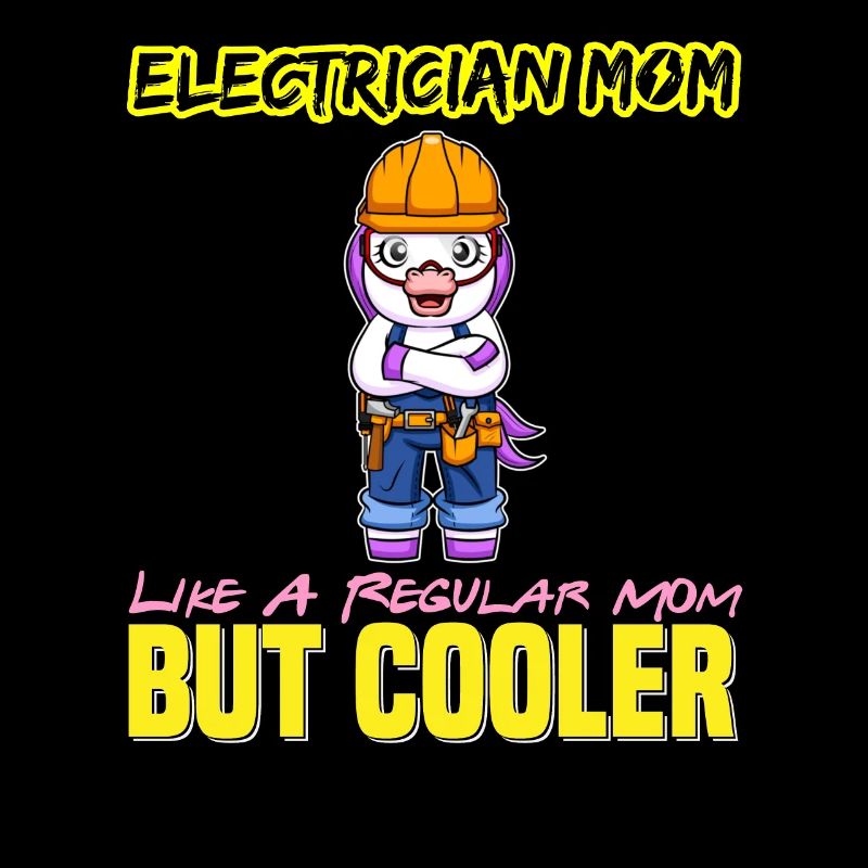 Maman électricienne comme une maman régulière mais plus cool