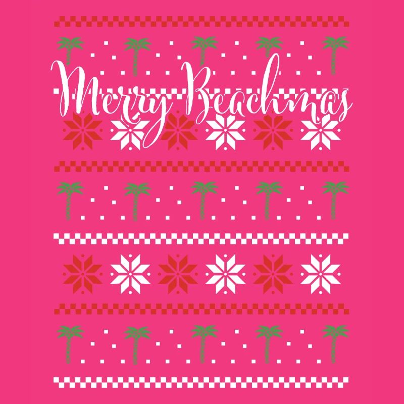 Merry Beachmas Palm Beach Nordic Patterns