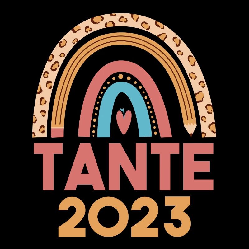 Tante 2023 Schwangerschaft Regenbogen Werdende Tan