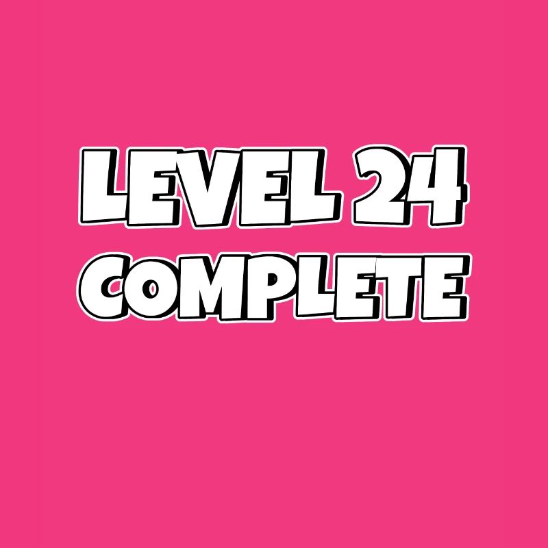 Level 24 Complete Geburtstagsgeschenk 24 Jahre