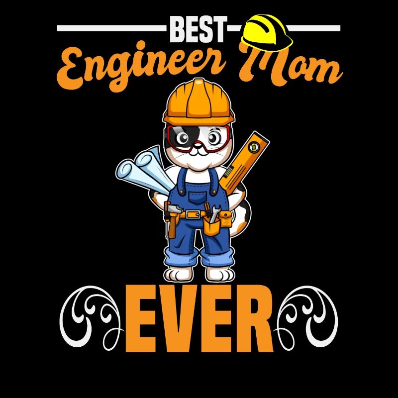Best Engineer Mom Ever Construction Worker Mommy