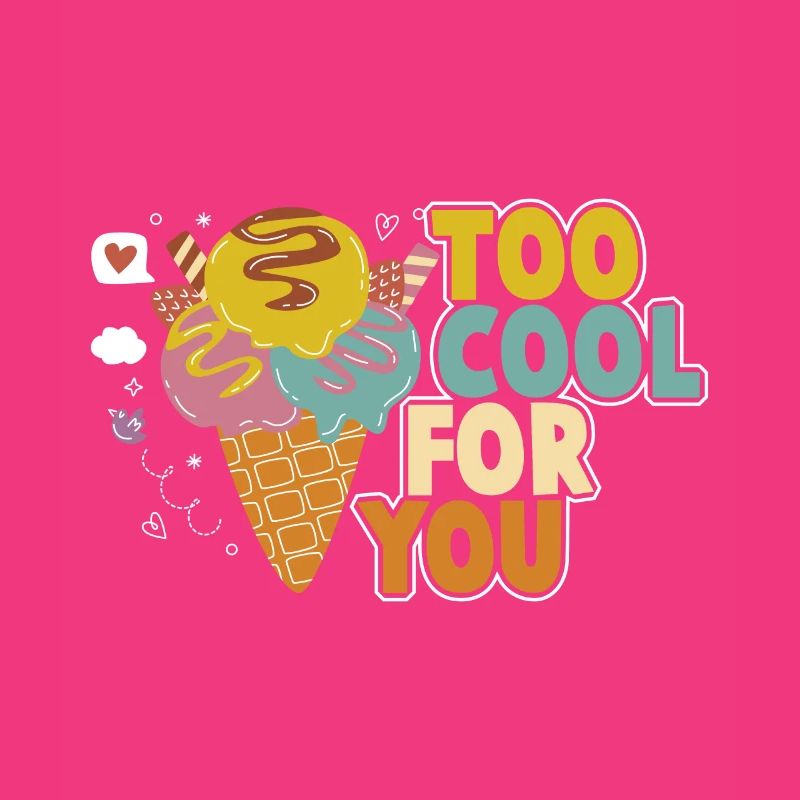 Eiscreme logo Sommer Softeis Geschenkidee