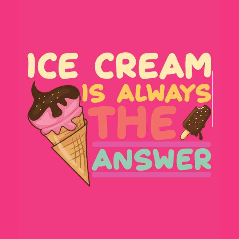 Eiscreme logo Sommer Softeis Geschenkidee