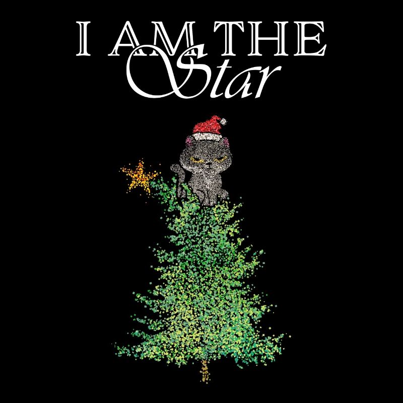 Chats Catmas Arbre de Noël Arbre de Noël Star