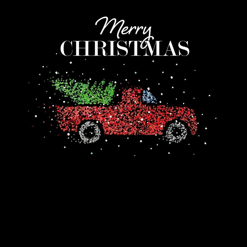 Joyeux Arbre de Noël Motif de Noël