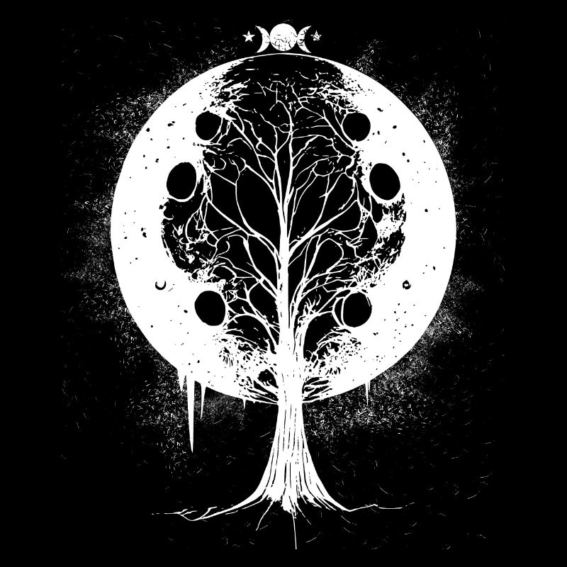 Okkulter Weltbaum des Lebens Wicca Hexerei